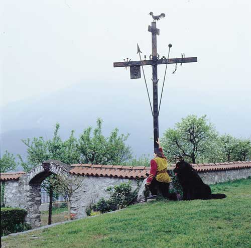 Uno strano cane nero