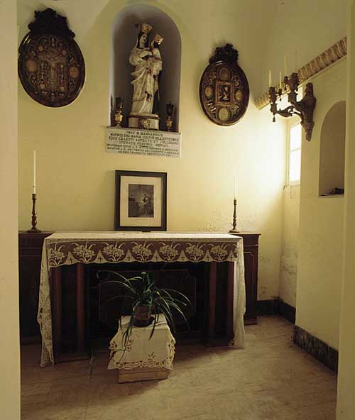 La cella abitata da fra Bernardo