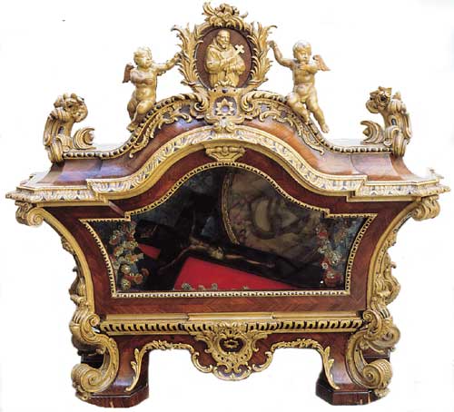 Reliquiario con il cingolo del Santo