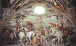 Scena della crocifissione e particolari della "Passione".