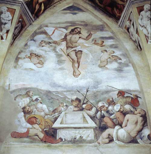 Scena della "Passione" del Romanino nella chiesa di S. Maria della Neve a Pisogne - Foto D. Morandini
